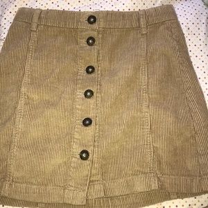 corduroy patten skirt